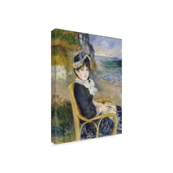 Pierre Auguste Renoir 'By The Seashore' Canvas Art,24x32